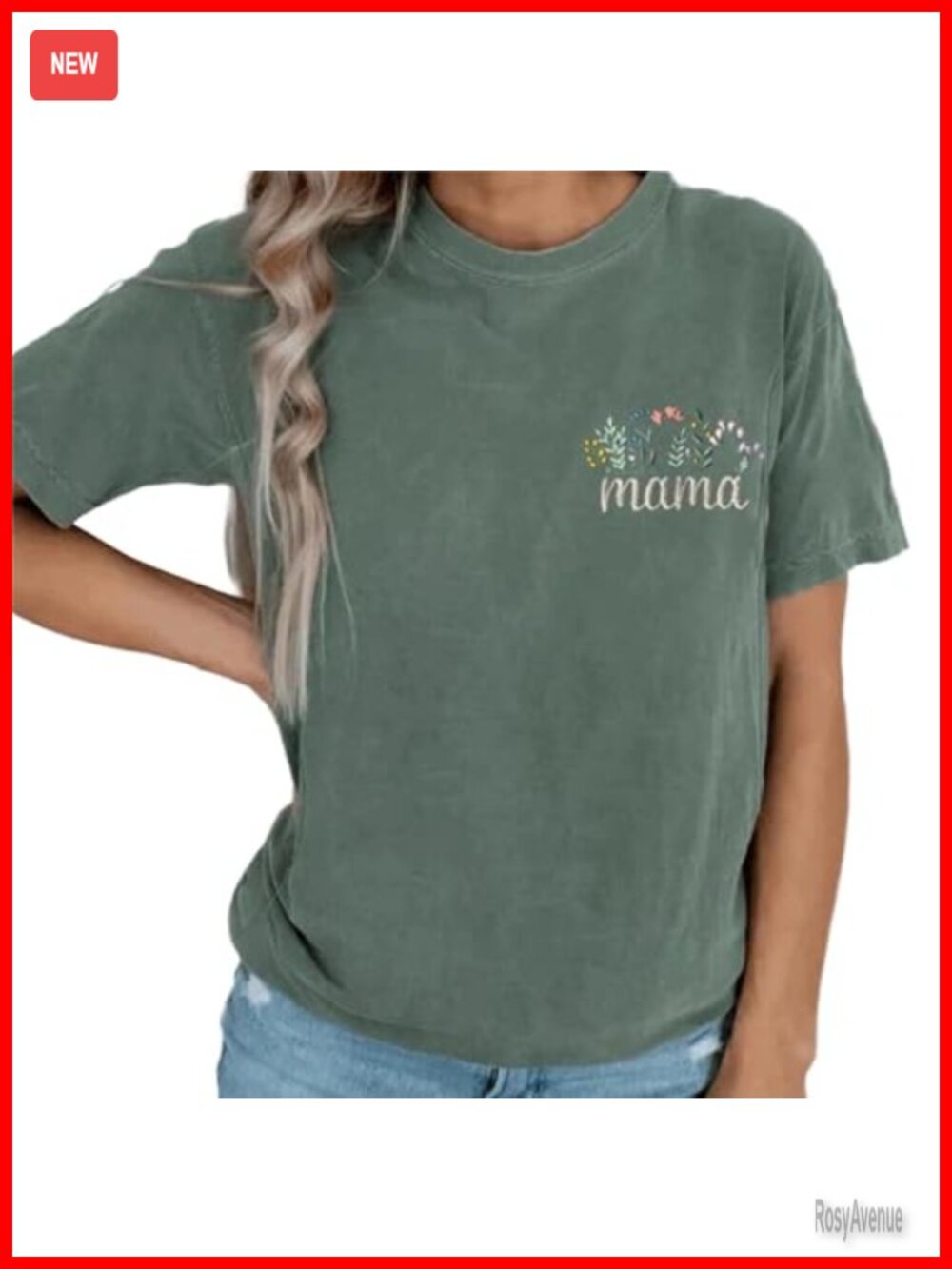 Women's Maternity Nursing Top Short Sleeve Floral Embroidered Breastfeeding
